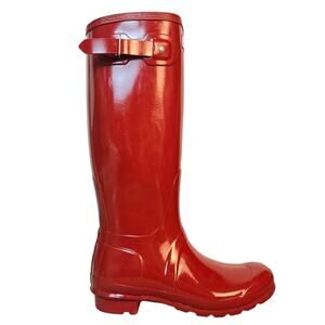 Women's Hunter Rainboots Military Red W7
